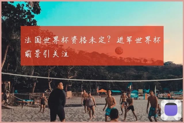 法国世界杯资格未定?进军世界杯前景引关注